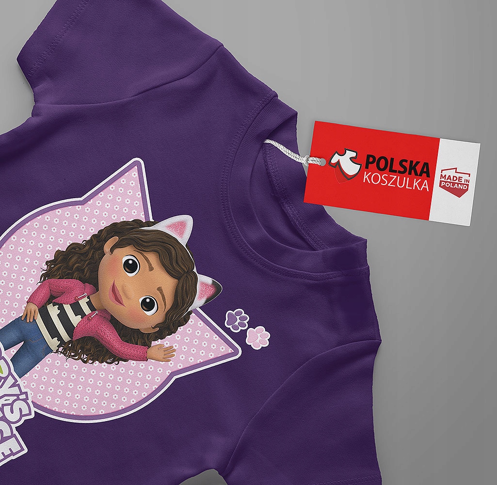 T-SHIRT KOSZULKA KOCI DOMEK GABI 104 110 JAKOŚĆ JAKOŚĆ Rozmiar inny