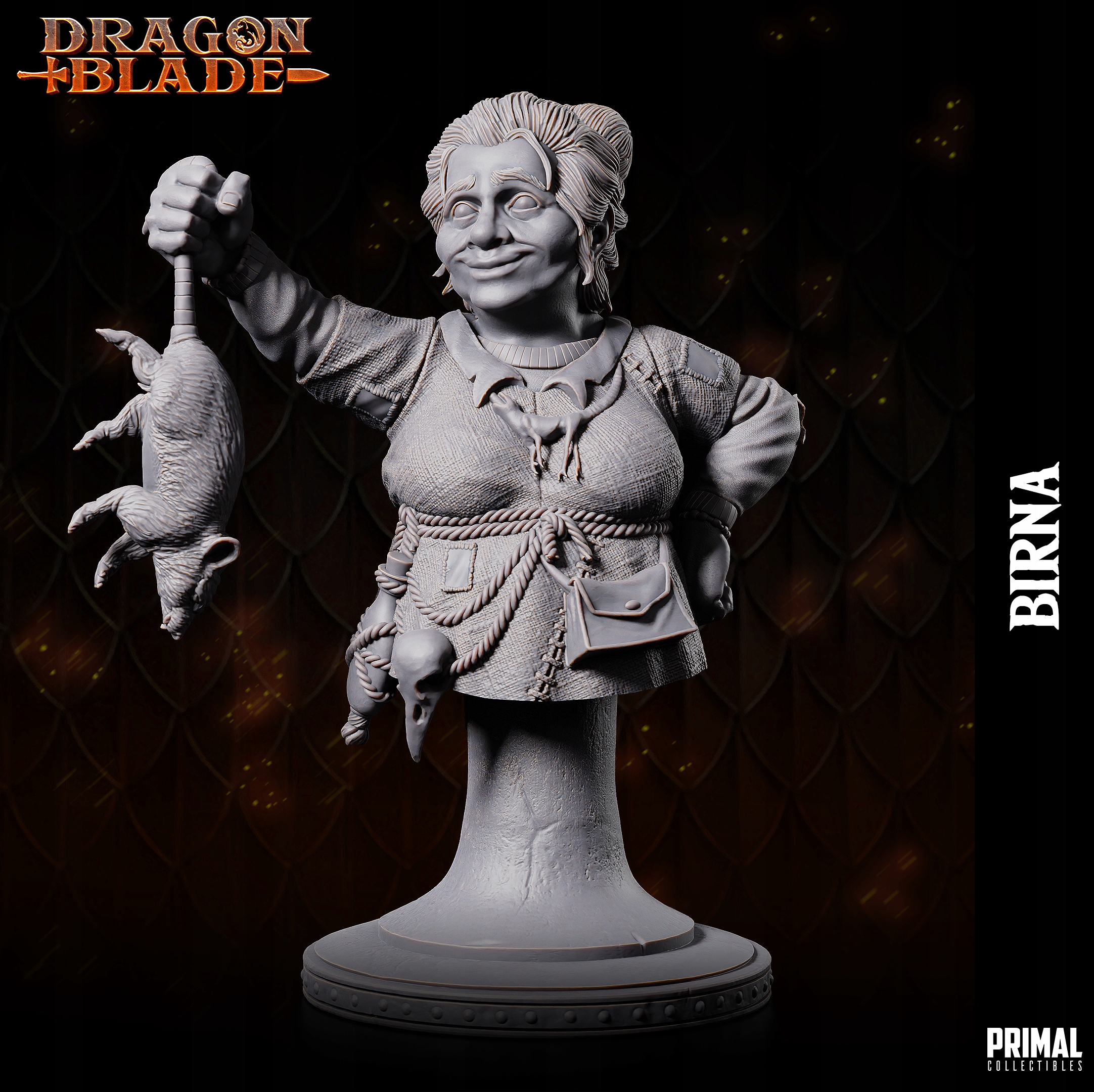 Busta trpaslíka Birna Primal Collectibles