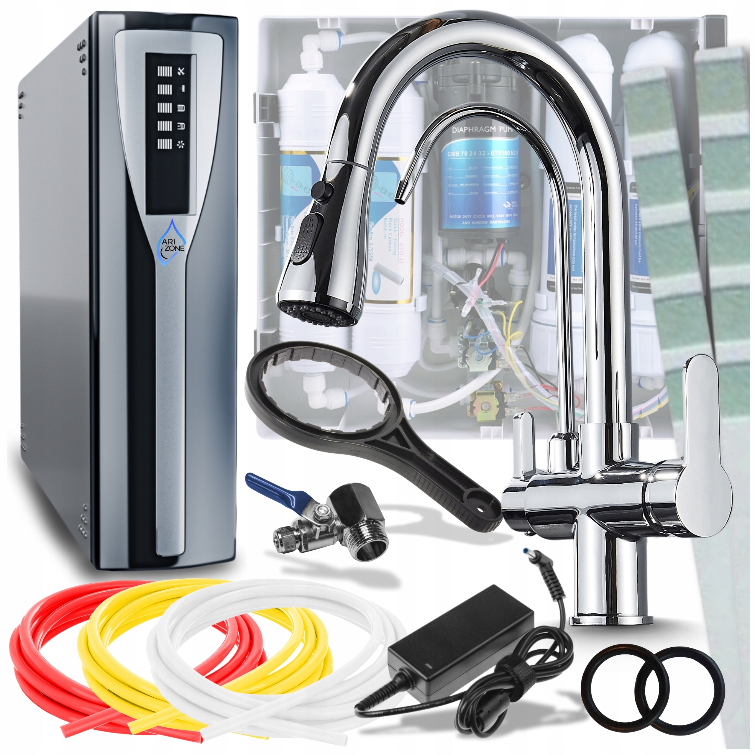 Filtr na pitnou vodu Systém změkčování čištění pod Dřez Set Baterie