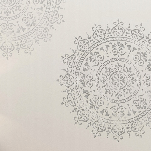 SZABLON WIELORAZOWY TYNKI STIUKI|MANDALA 4|55 CM Szerokość produktu 55 cm