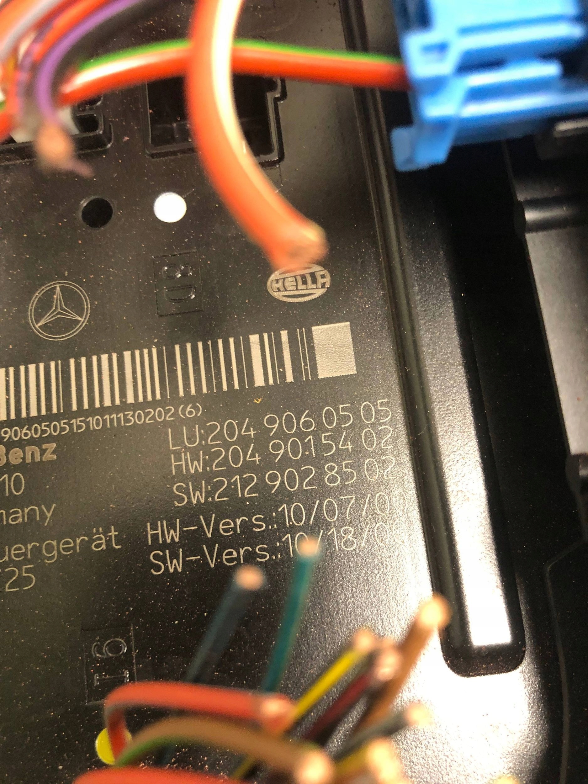 modulo Centralina SAM MERCEDES W204 2049060505