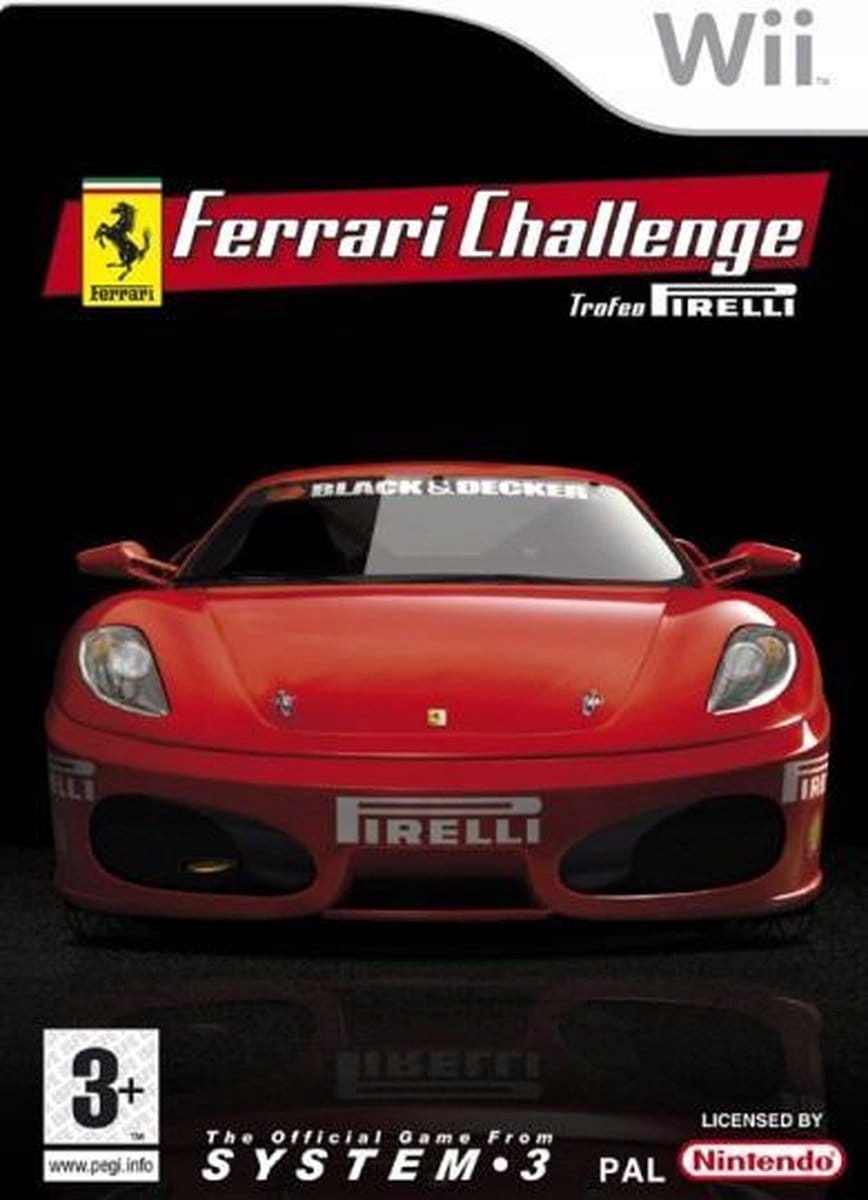 Ferrari Challenge Trofeo Pirelli Nintendo Wii pudełkowa