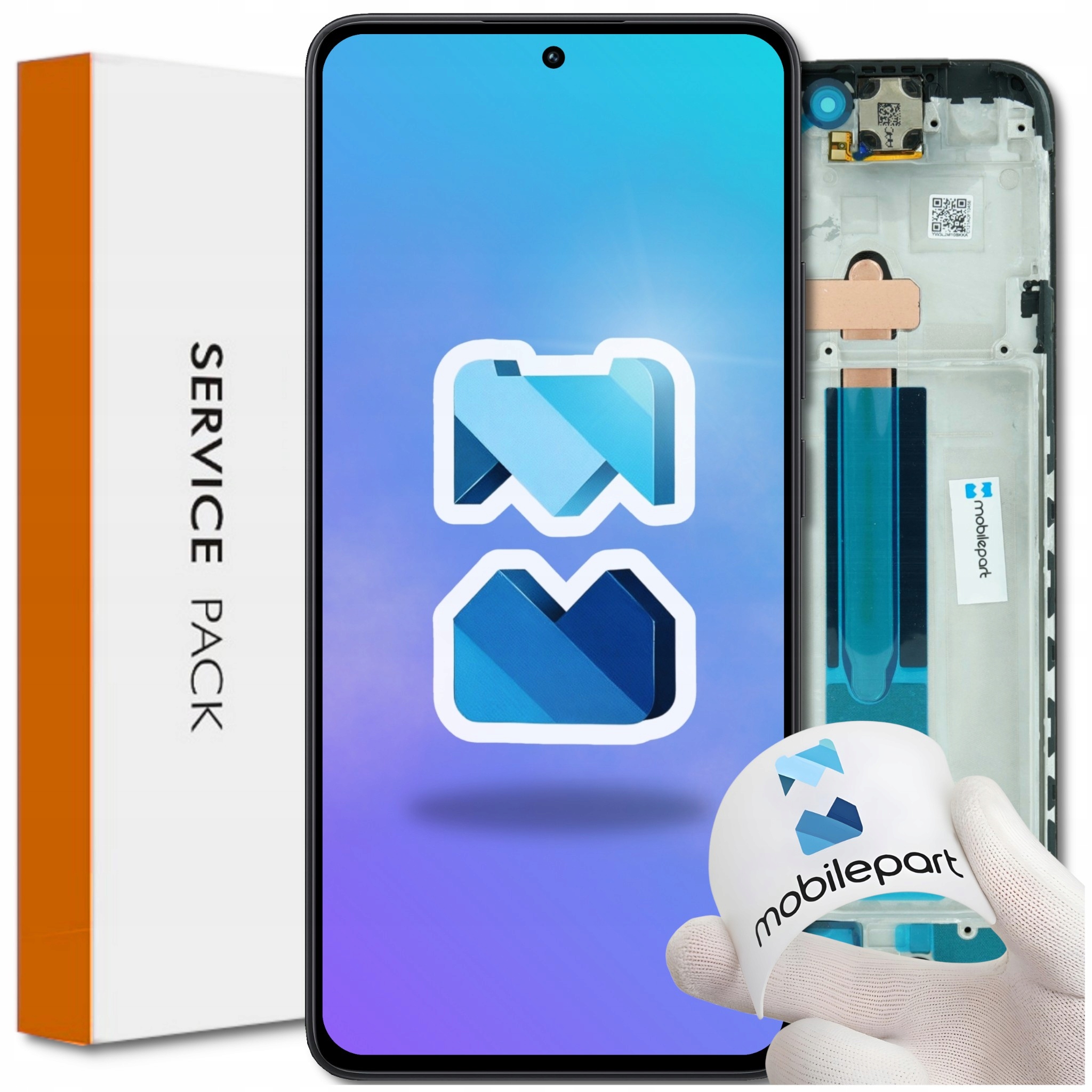 Matryca do Xiaomi Redmi Note 12S LCD 2303ERA42L Ramka Oryginał Mobilepart