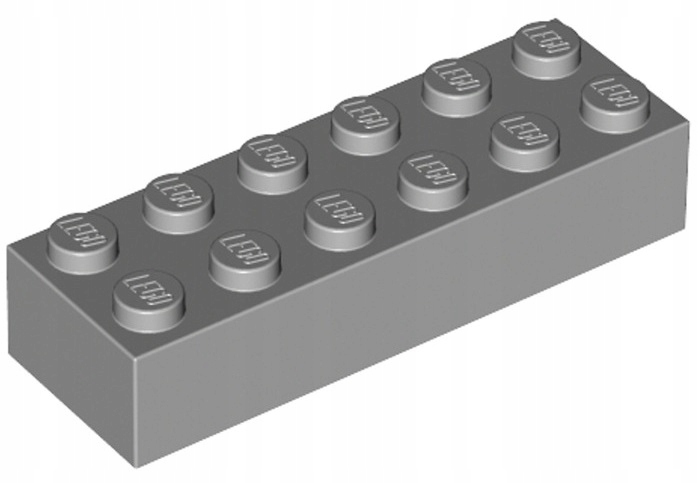 

Lego Klocek 2x6 Jasny Szary (2456/4211795) 1szt.