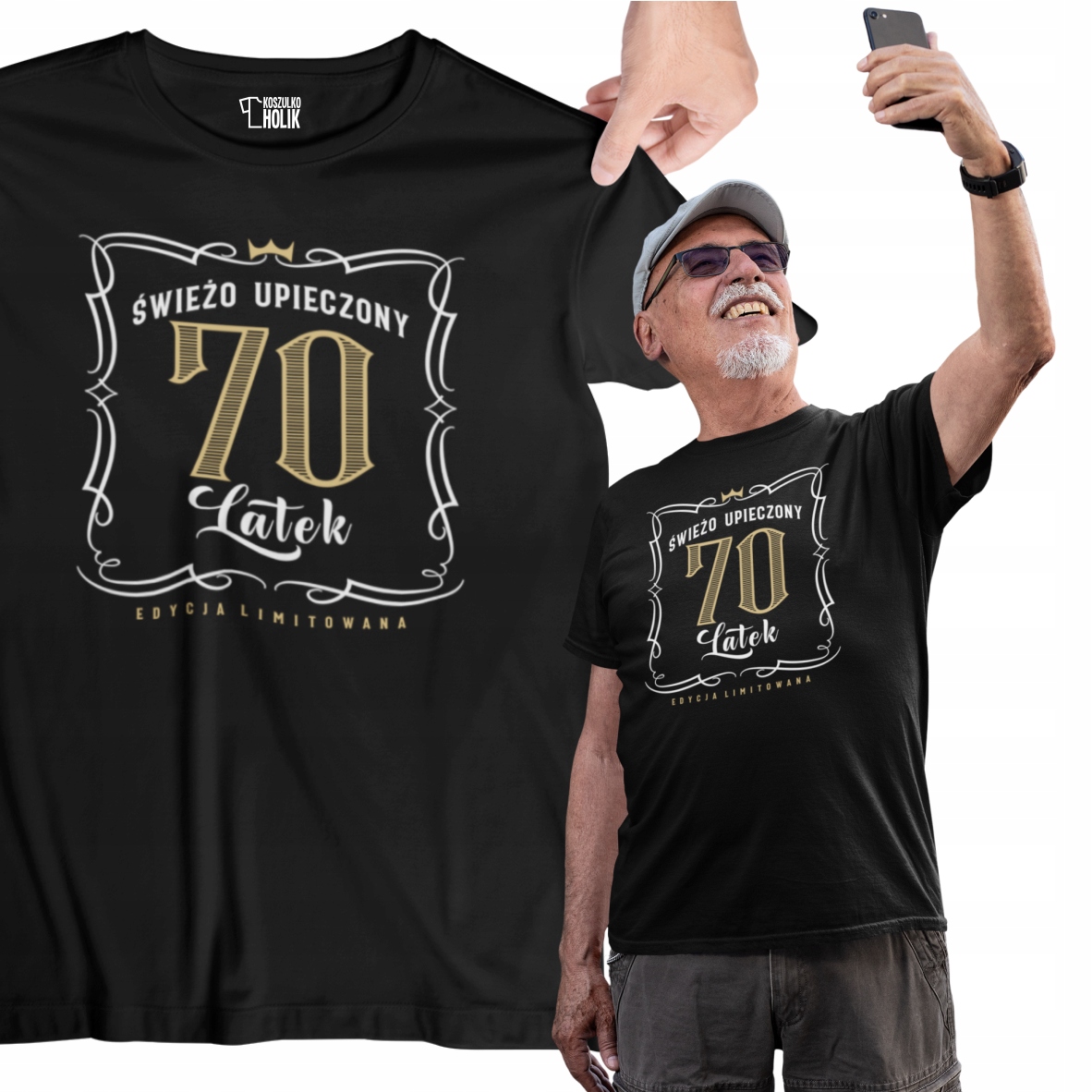 

Koszulka Na 70 Urodziny T-shirt 70latek