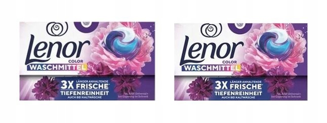 Levně Kapsle na praní barevných tkanin Lenor Amethyst&Blutentraum 2x 22ks