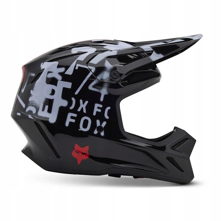 Motocyklová prilba Fox V3 SEVENTY4 Black čierna Darčeky