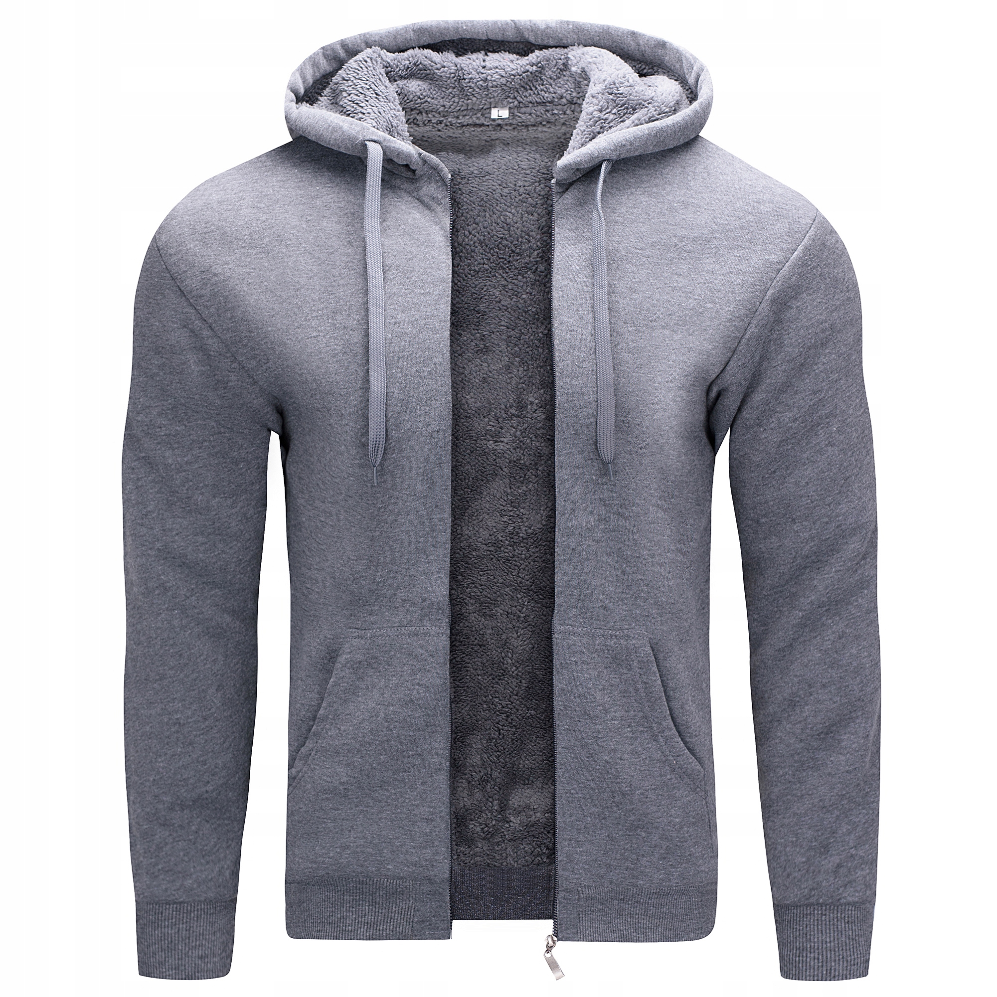 R2305 vel 5XL Pánská Mikina S Mikina S Kapucí Kožešina Premium