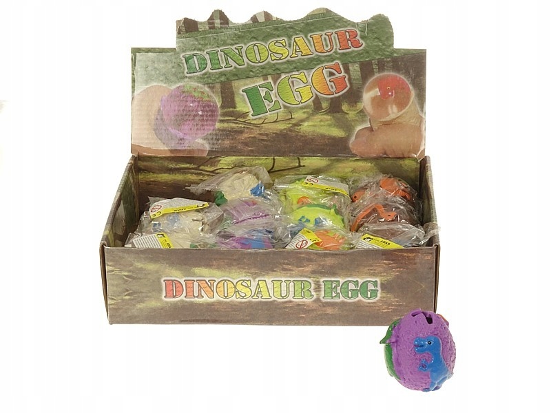 gniotek jajo dinozaura 12 szt. — 2