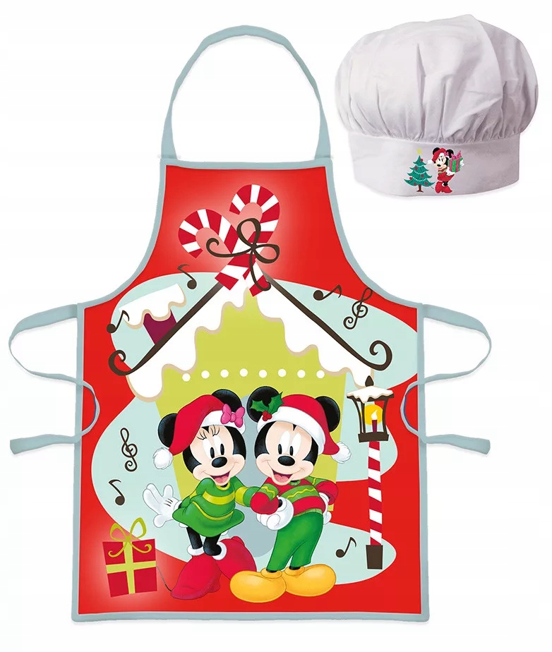 

Fartuszek kuchenny Świąteczny Myszka Minnie Mickey