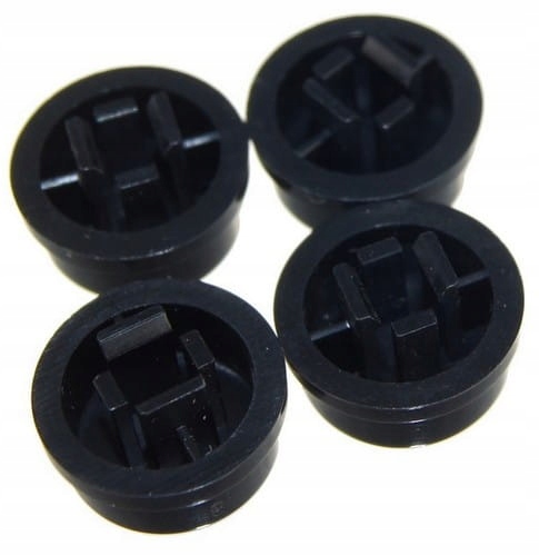 

Tact Switch 12x12x7.3mm nakładka klawisz czarna 4