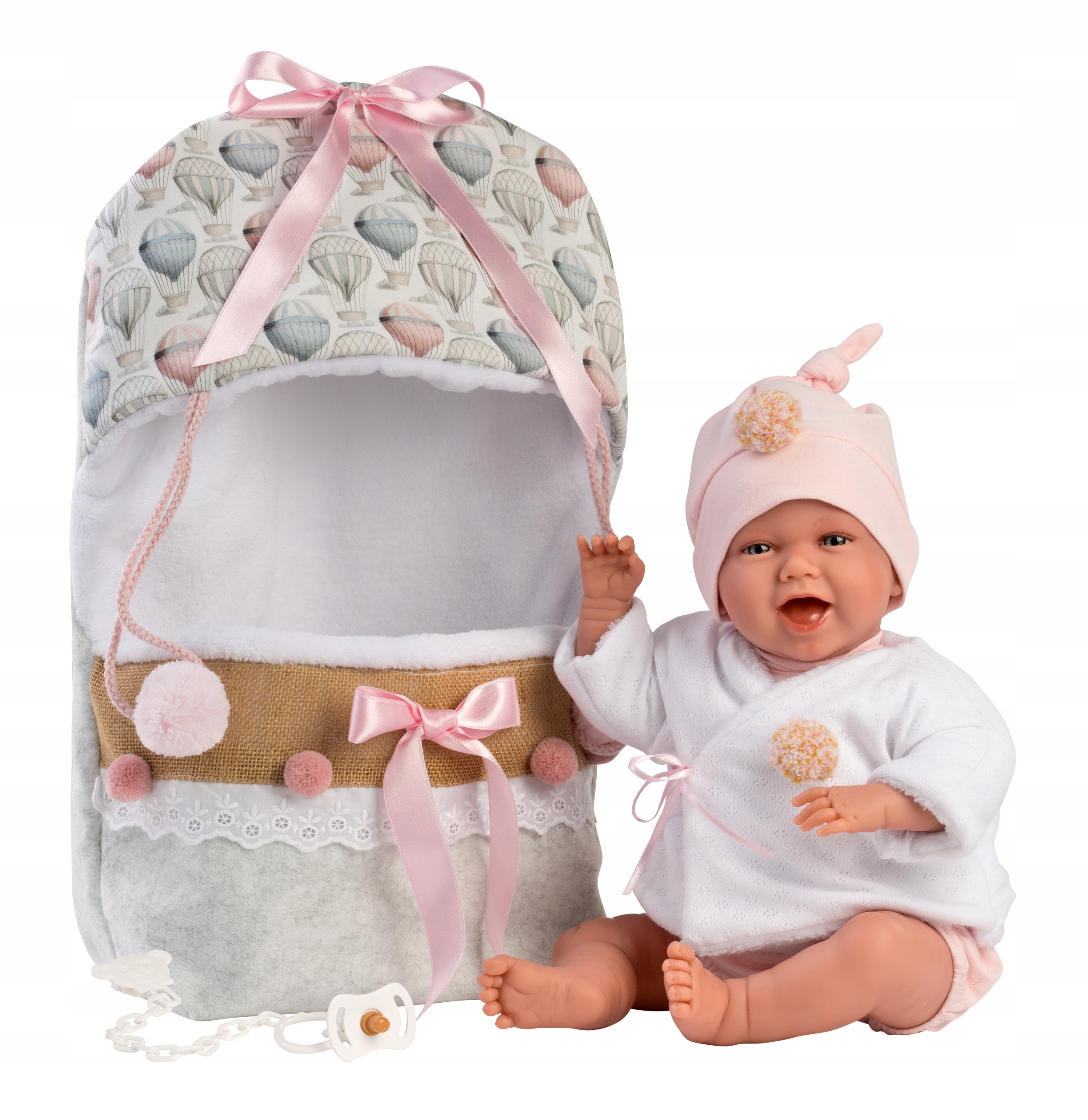 

Lalka Llorens MIMI sonrisas saco globo 74024 42cm