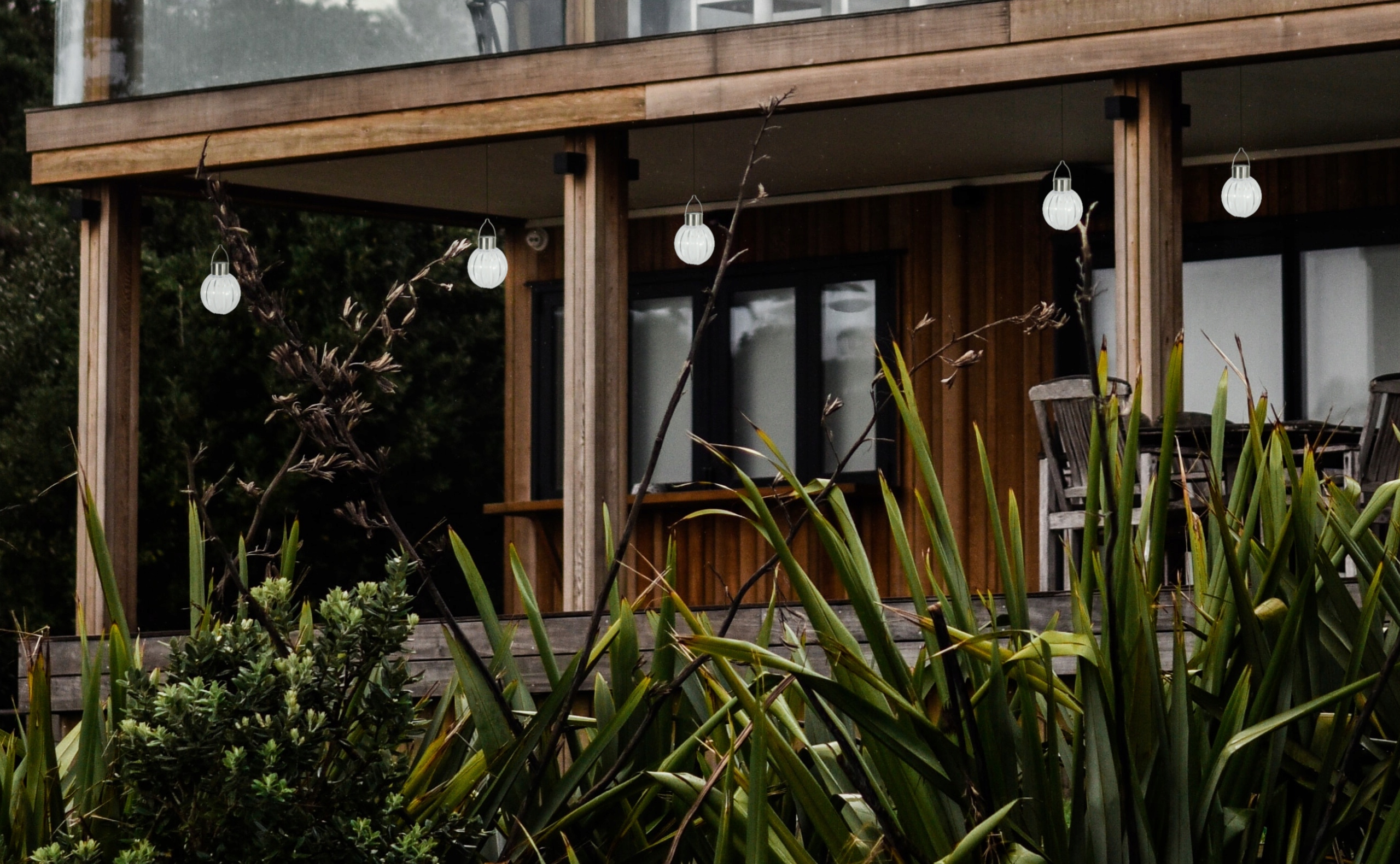 Wisząca lampa solarna drucik LED czujnik zmierzchu na taras balkon ogrodowa Rodzaj lampa wisząca