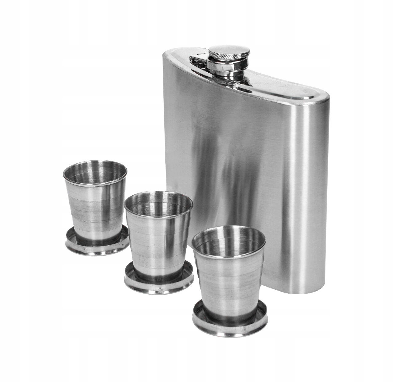 Velká Placatka 3 Skleničky Skládací Sklenička Sada Pouzdro Na Rameno Dárek