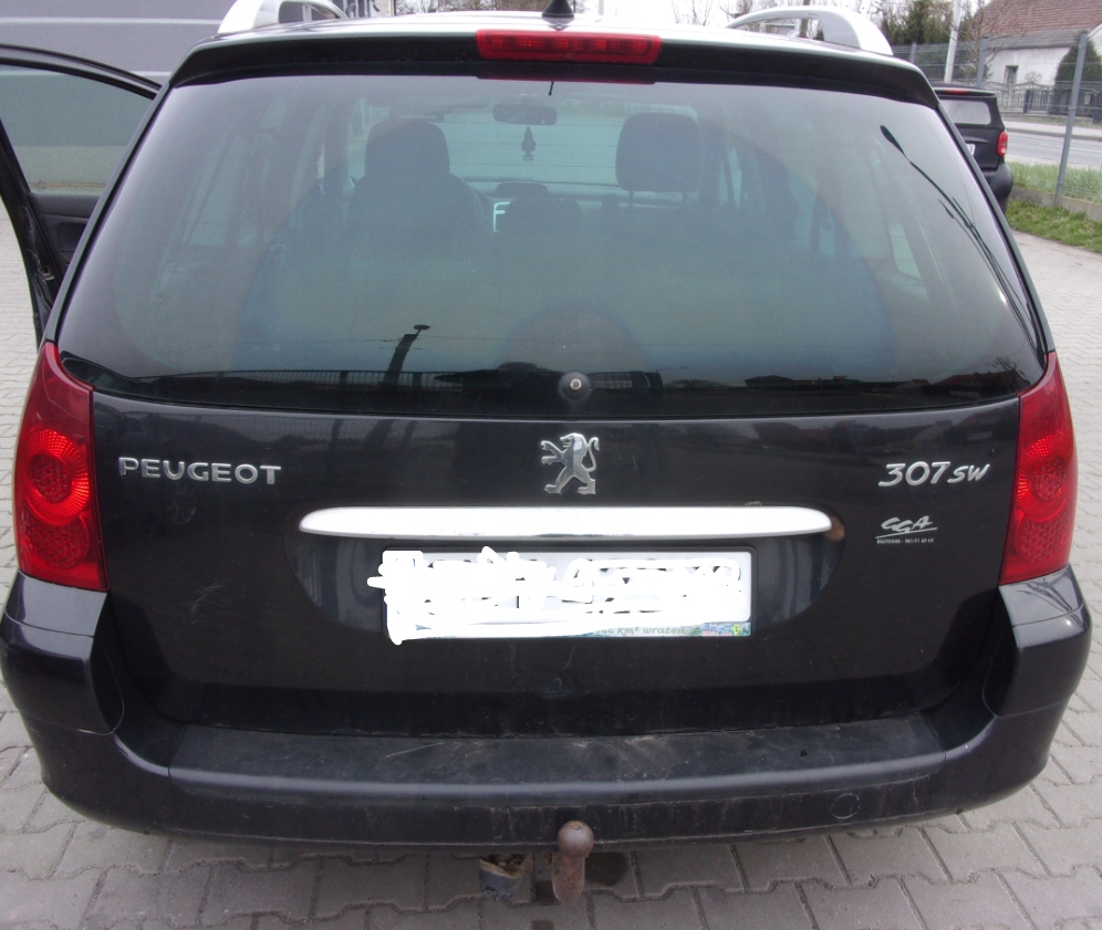 Крышка задняя зад peugeot 307 sw универсал