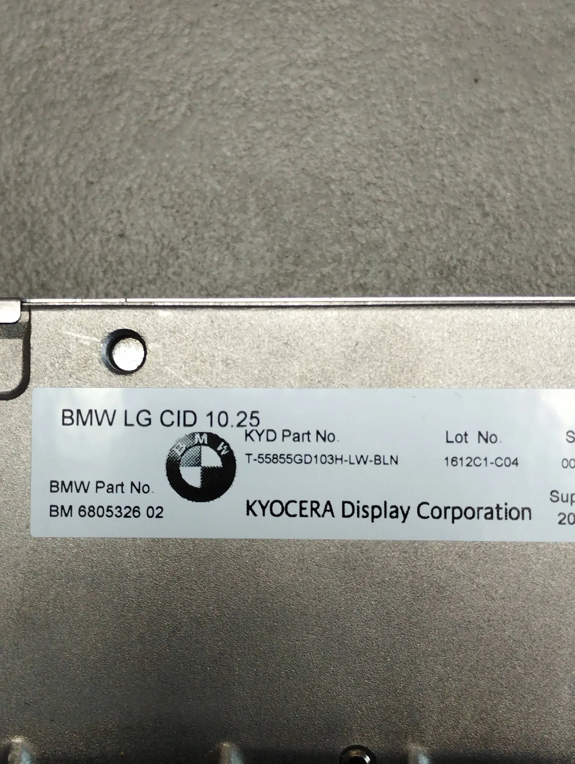 BMW 7 G11 G12 display navigation devices 6805326