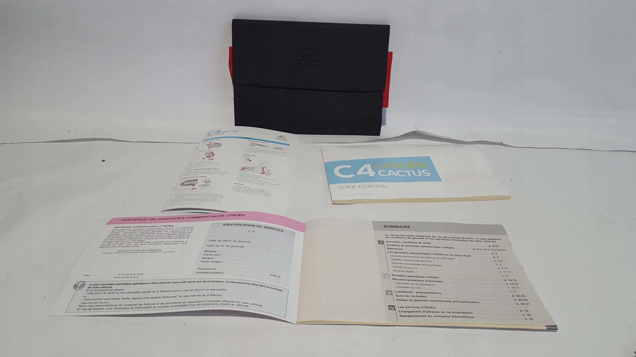 CITROEN C4 CACTUS сервісна книга чохол інструкція
