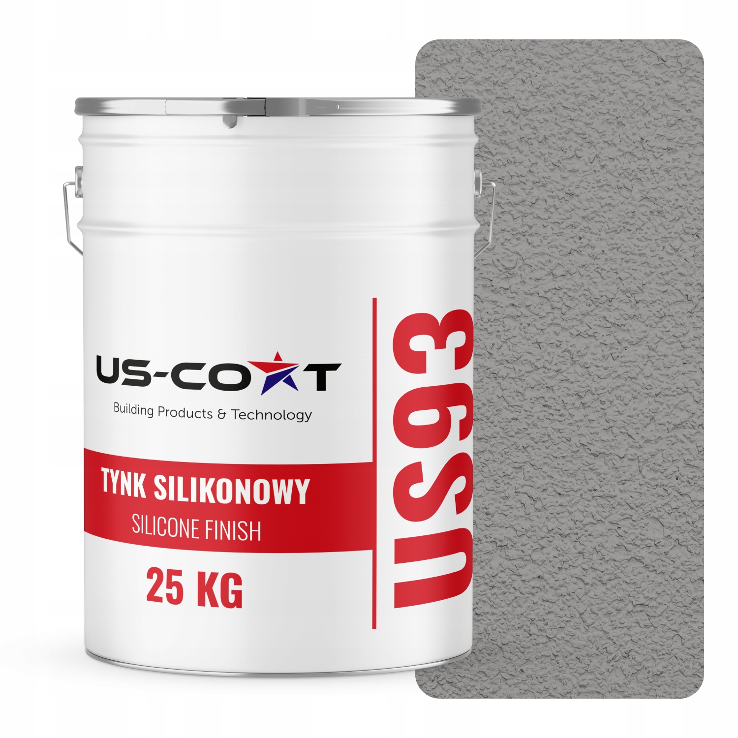 Silikonová Omítka Barva Šedá Platinová F264 25KG Beránek Granulace 2.0mm