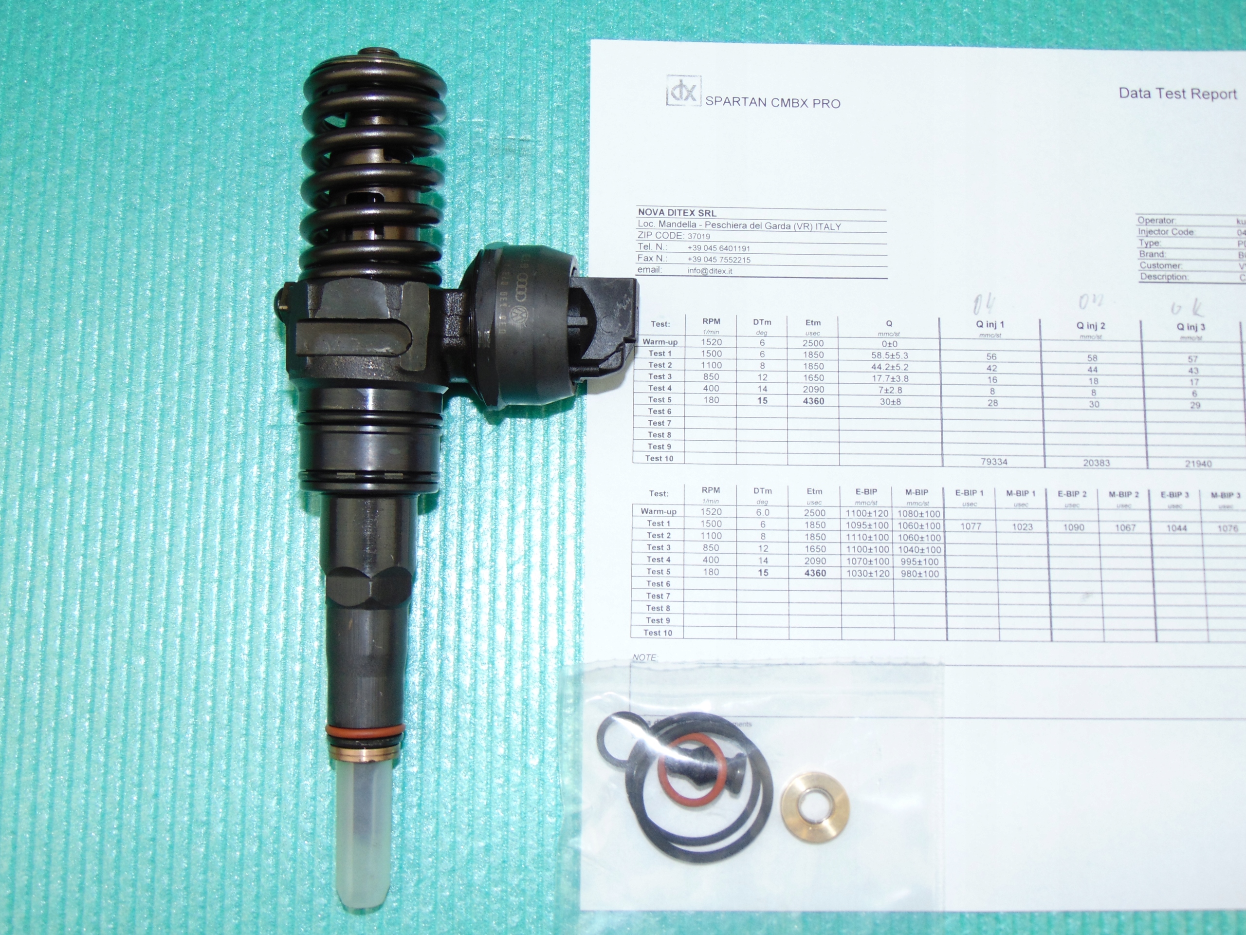 0414720216 - Инъекция 1.9 TDI 130km 038130073BA AWX AVF ASZ