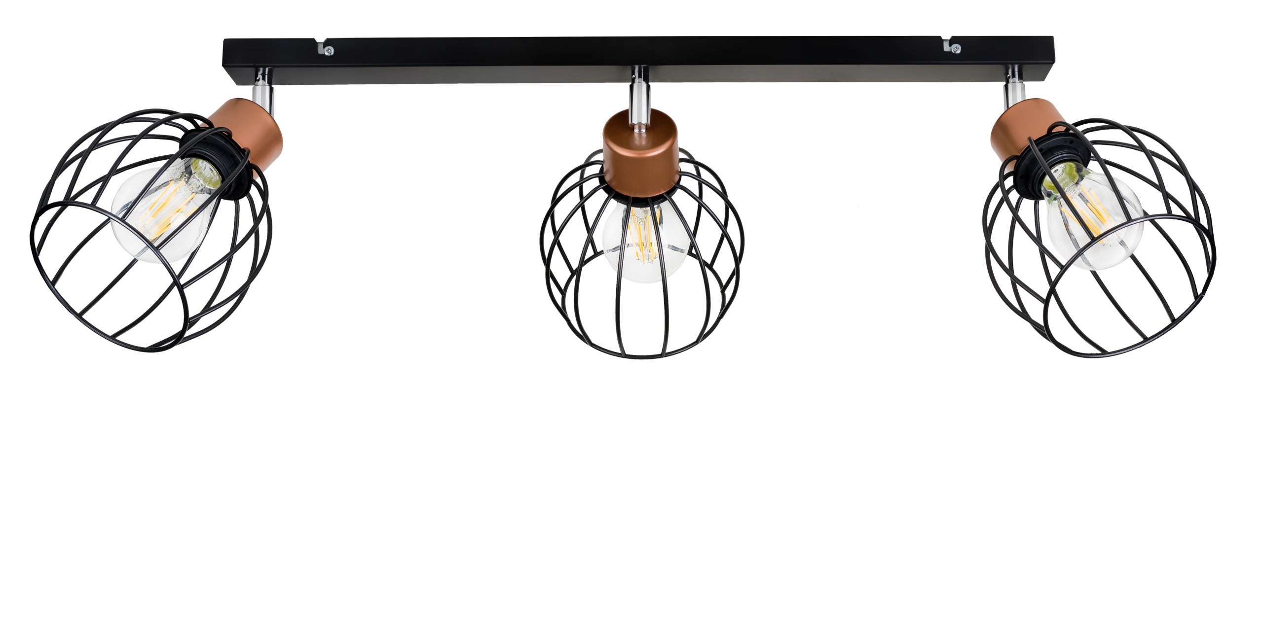 

Lampa sufit Plafon Żyrandol regulowany loft Kula 3