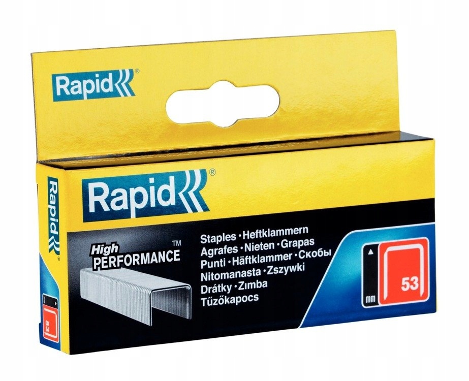 

Rapid Zszywki Galwan. Nr 53 12mm 53/12 2500 sztuk