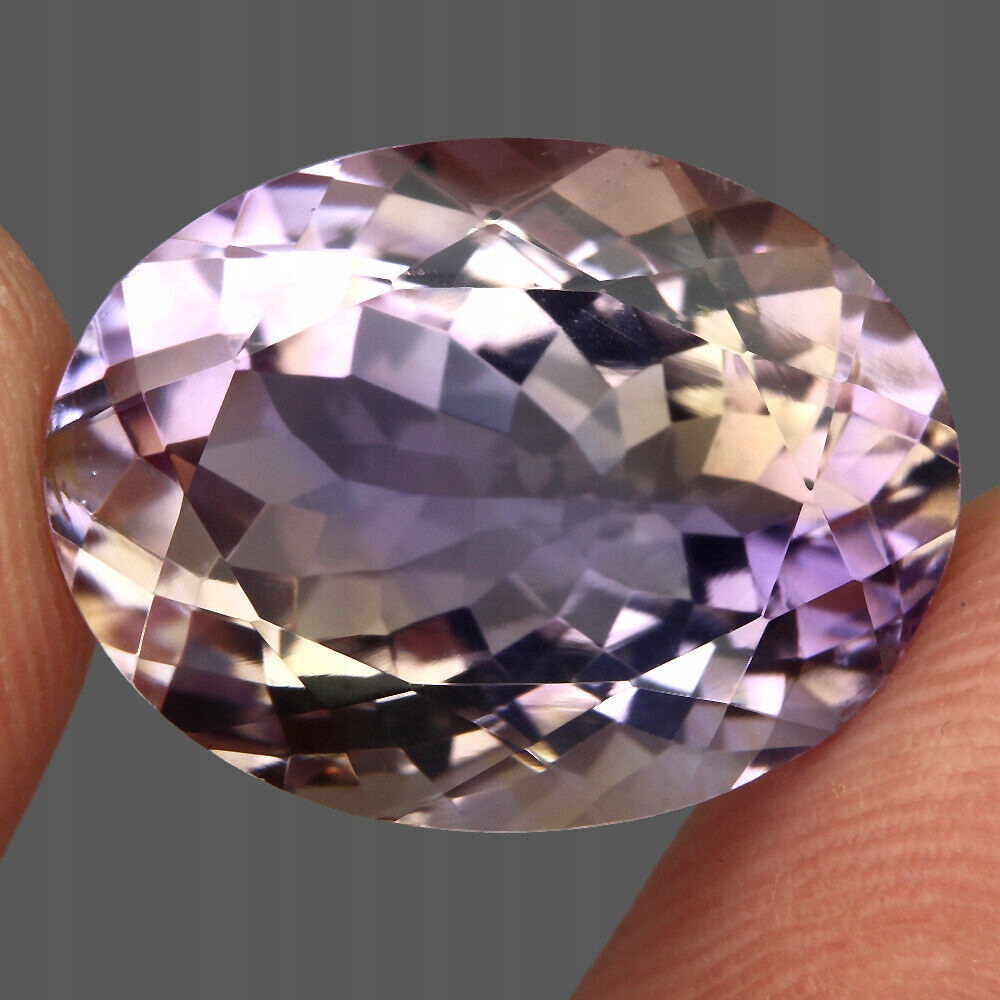 Přírodní kámen ametrin 13.76ct If dvoubarevný
