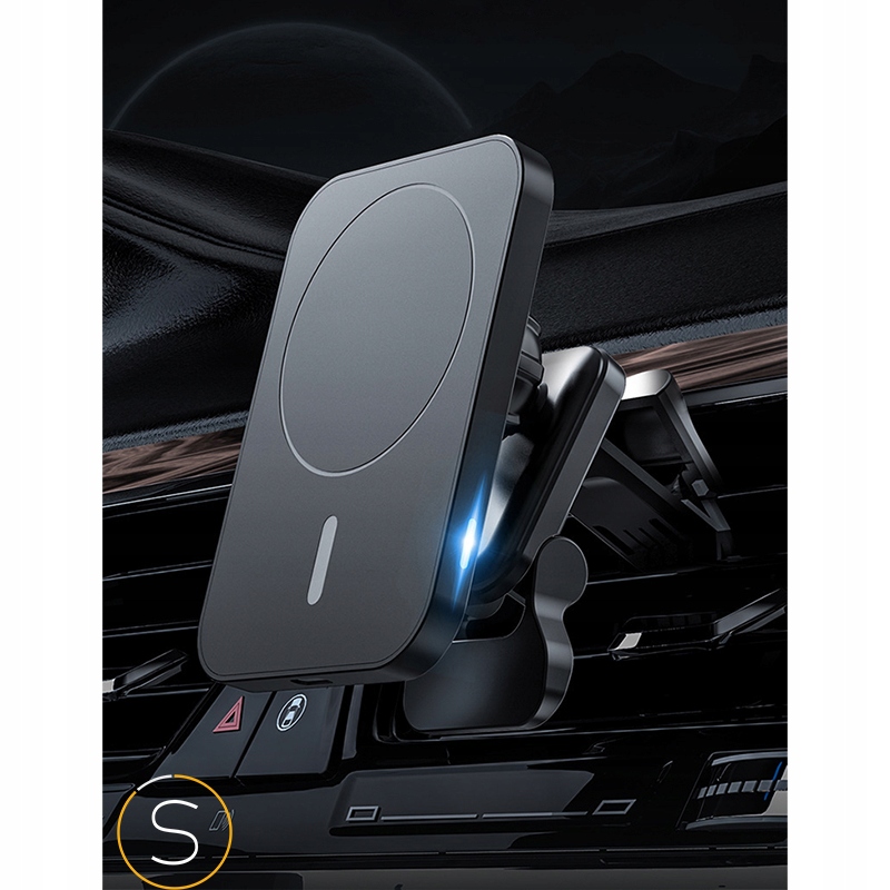 ŁADOWARKA INDUKCYJNA QI UCHWYT SAMOCHODOWY do MAGSAFE DO IPHONE 15W SZYBKA EAN (GTIN) 5905701210206