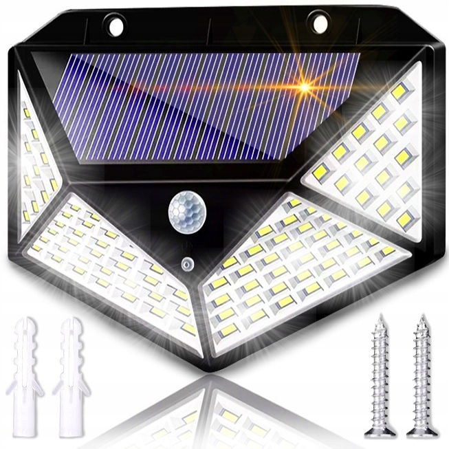 

Lampa Solarna Z Czujnikiem Zmierzchu Ruchu 100 Led