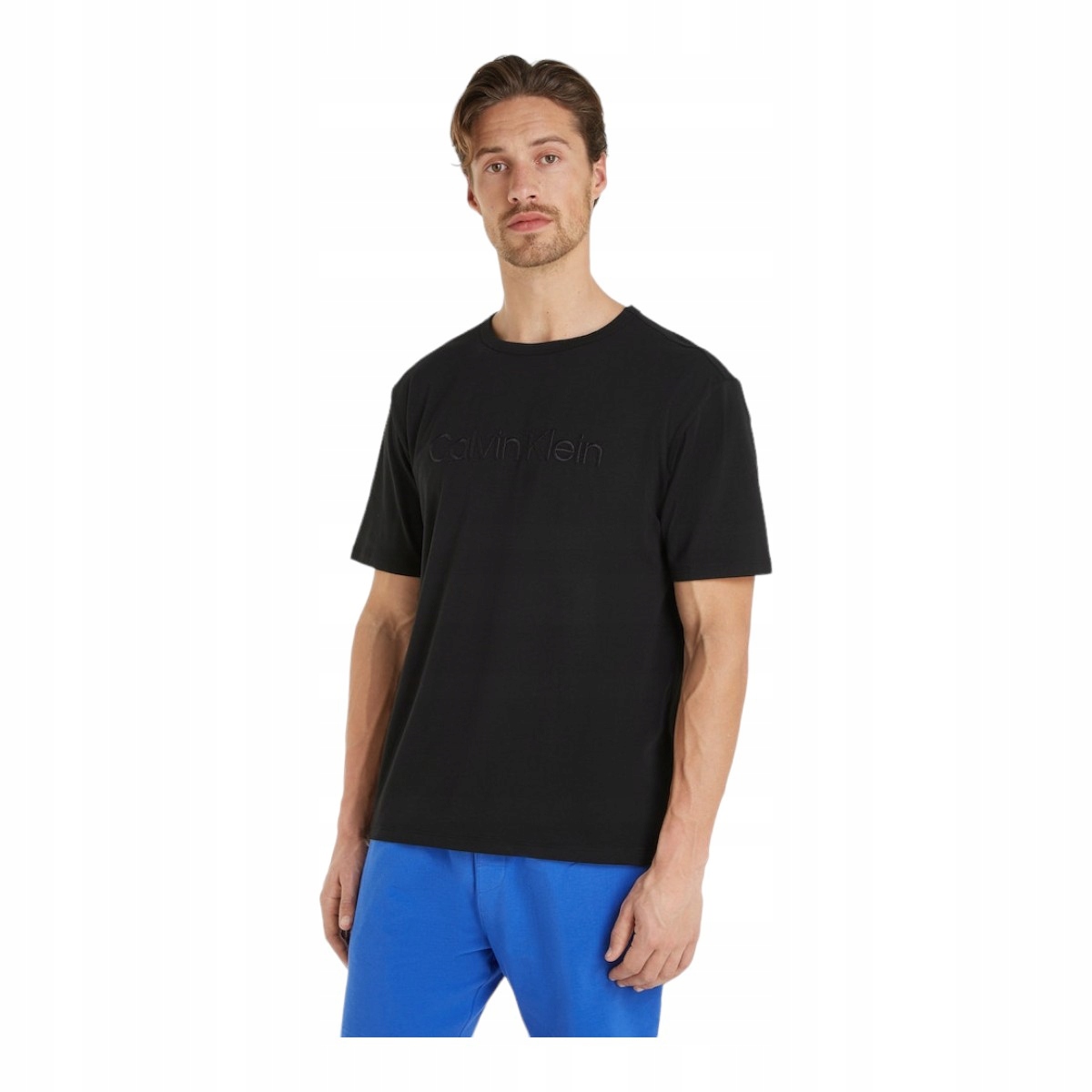 Calvin Klein Pánské Tričko S/s Crew Neck Černá vel. M