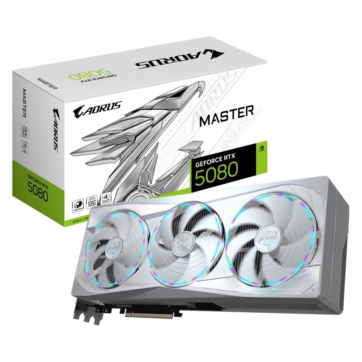 Grafická karta GeForce Rtx 5080 Aorus Master Ice 16G 256BIT GDDR7 3DP