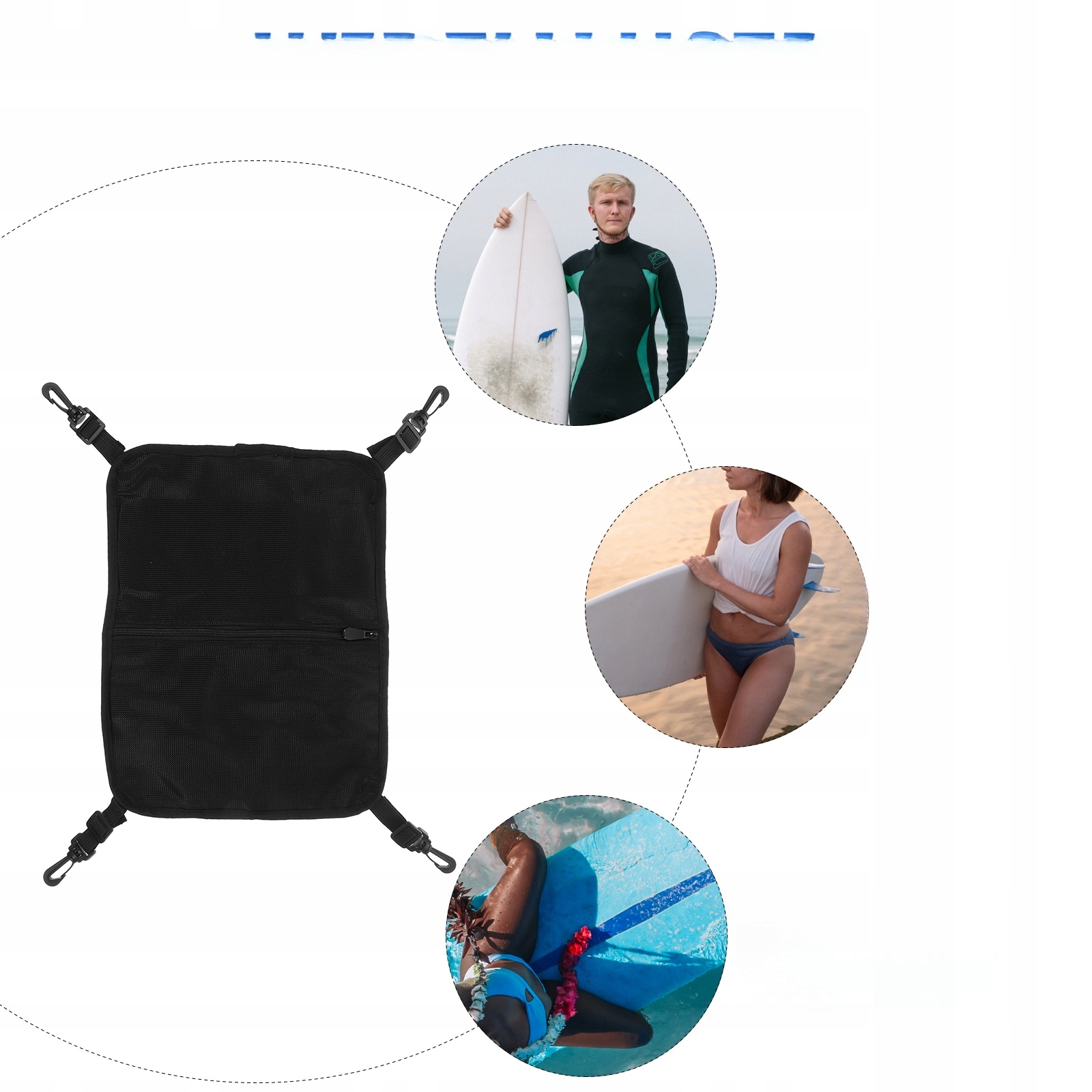 TORBA NA PADDLEBOARD DECK PRZYSSAKA DO DESKI SURFINGOWEJ Rodzaj inny