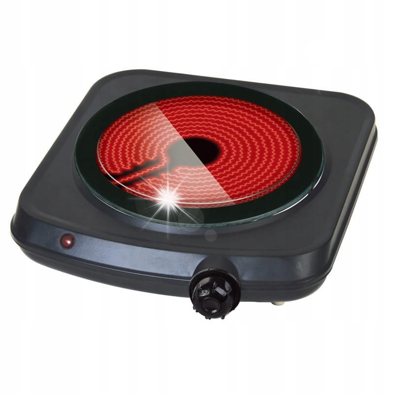 Kuchenka Elektryczna Jednopalnikowa Turystyczna Na Prąd Mocna Przenośna