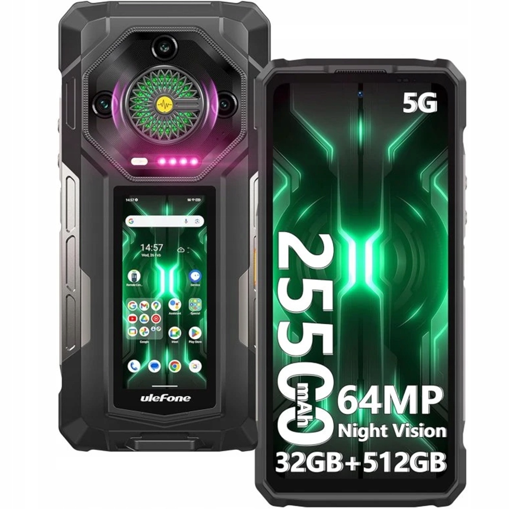Ulefone Armor 33 Pro 16+16/512GB, 25500mAh, čierna