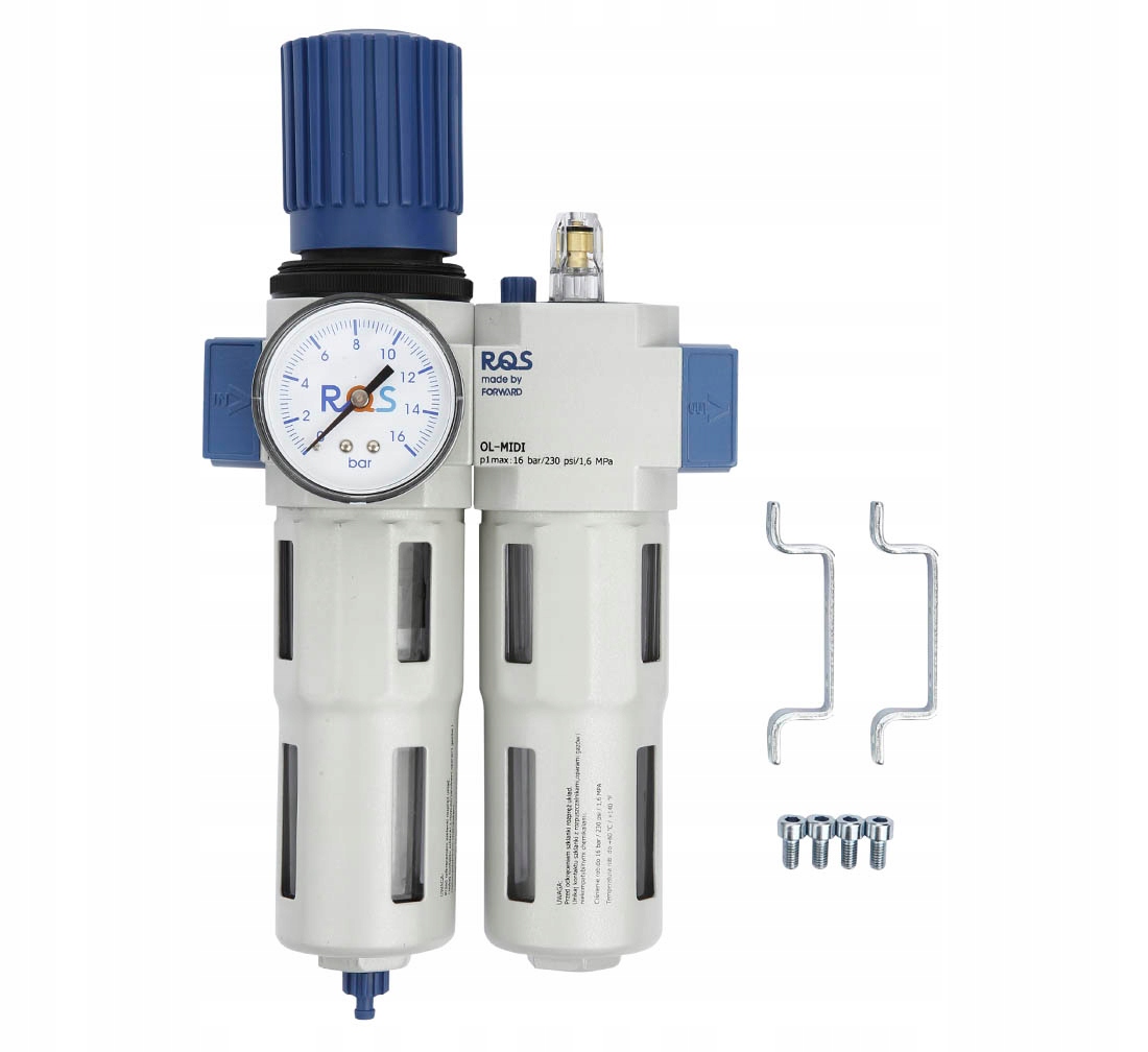 Filtr regulator ciśnienia odwadniacz 3/4" MID