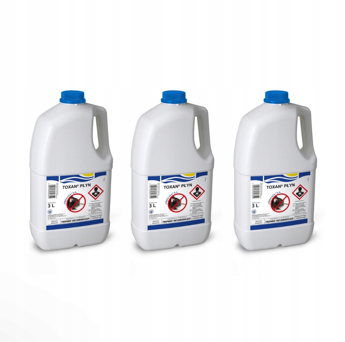 Trutka Na Myszy Szczury Toxan W Płynie 3 X 3L