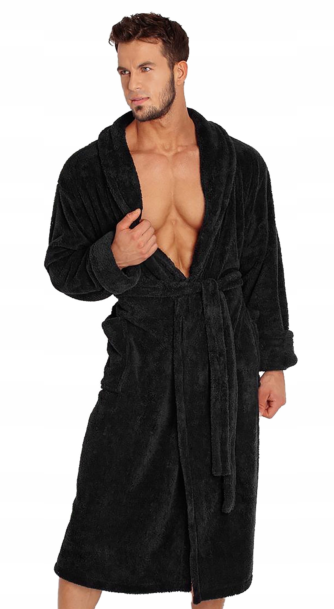 Podomka 130 Męska XL, Puch Czarny