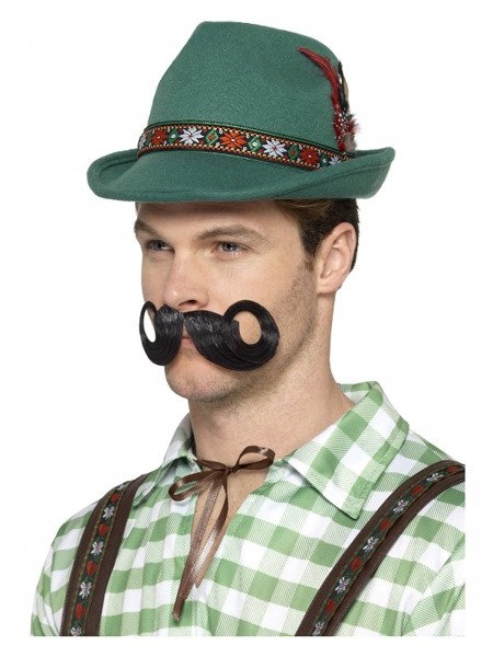 KAPELUSZ BAWARSKI ZIELONY PIÓRKO HAFT OKTOBERFEST
