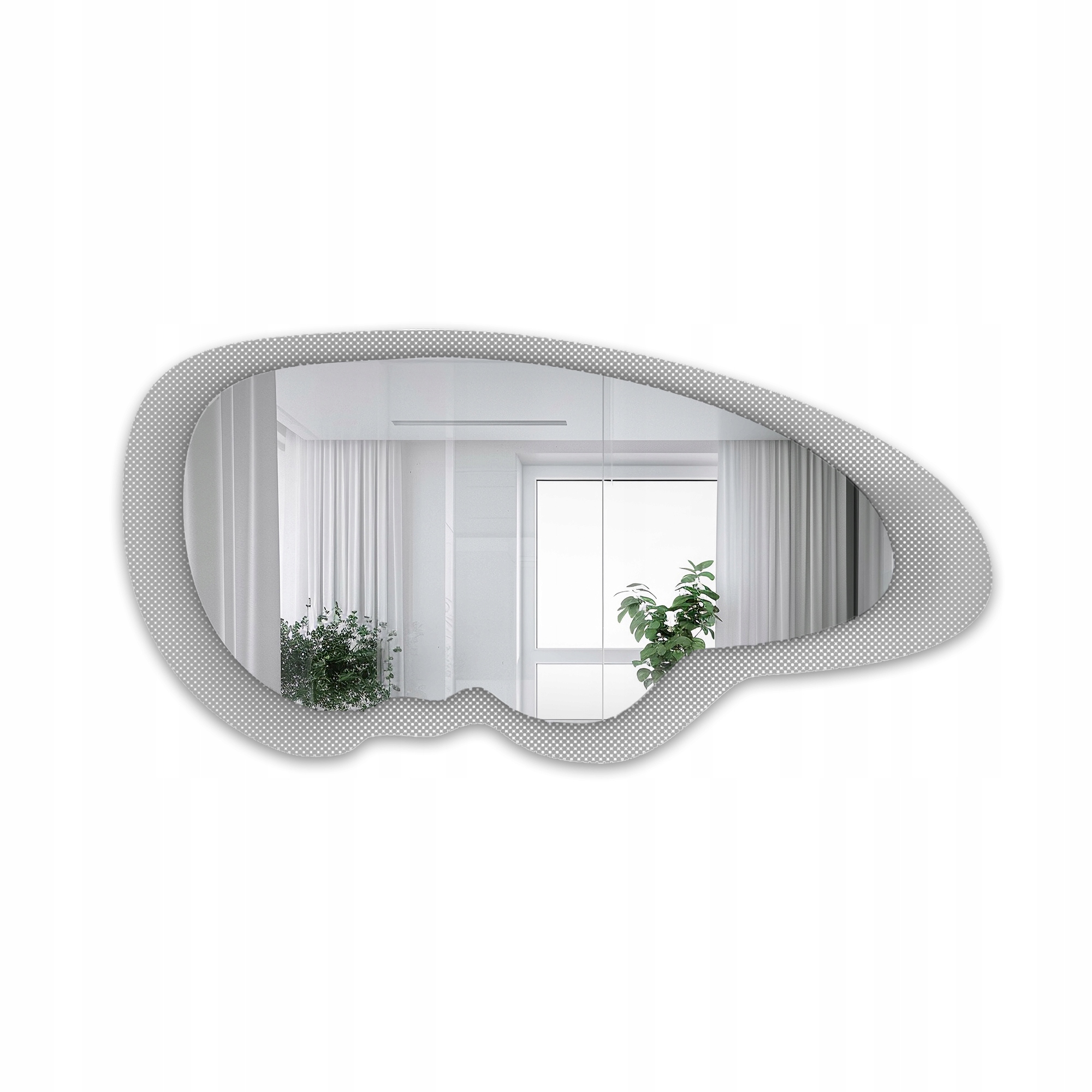 Zrcadlo nepravidelné na ornamentálním skle Luxora Vitralis 140x70 cm