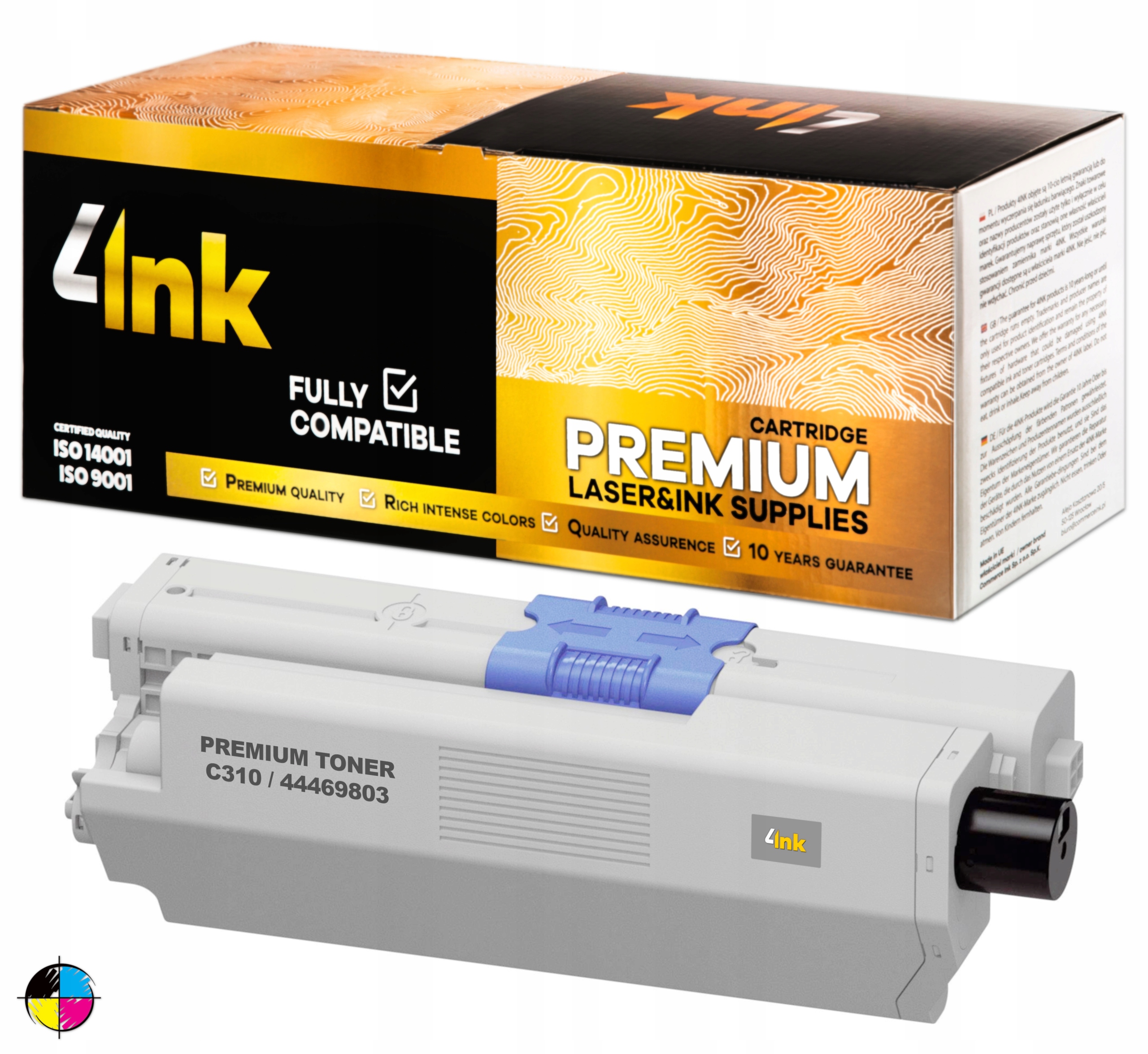 

4x Toner Do Oki C310dn C530dn MC362dn MC562dnw XL