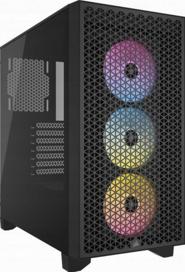 Obudowa Corsair 3000D Rgb Tempered Glass Black CC-9011255-WW