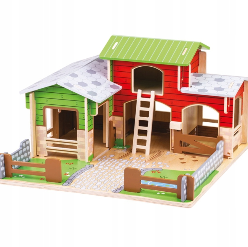 Tidlo: drewniana Farma Cobblestone 3+ JT152