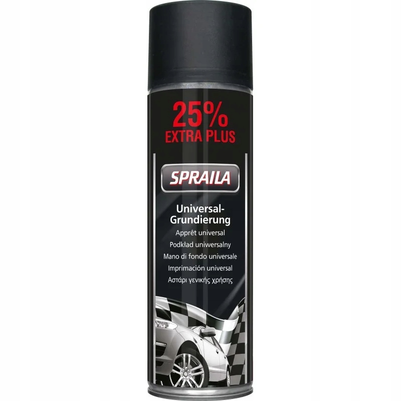 Podkład akrylowy Czarny Spraila 500ml Spray