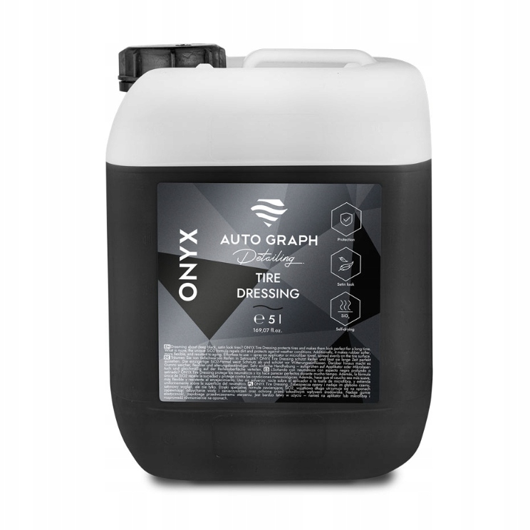 AUTO GRAPH _ ONYX - TRWAŁY SATYNOWY DRESSING DO OPON 5L