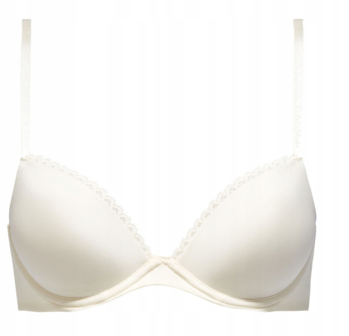 Calvin Klein Dámská Podprsenka Ecru Se Zapínáním 75B 0Z5A5_R*