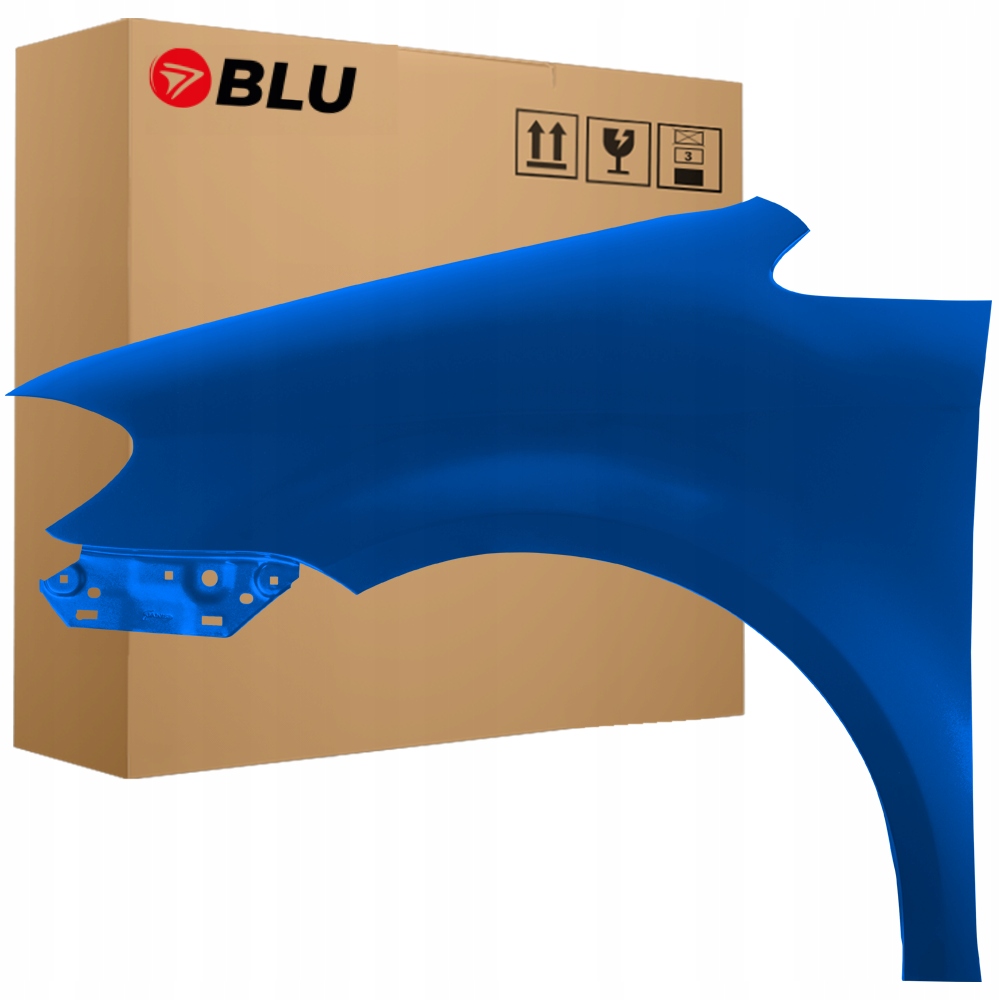 Blu Blatník Vw Touran 1T2 LC5C levý modrý 07-10 přední