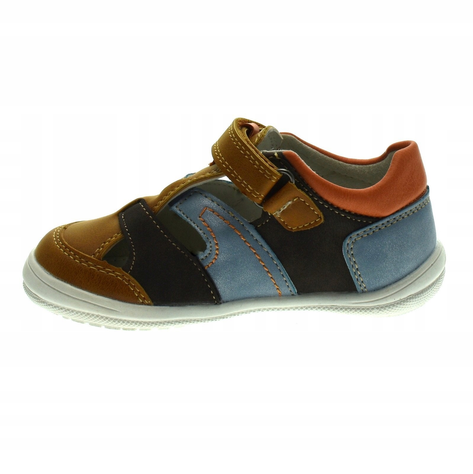 Wygodne półbuty dziecięce dla chłopca na rzep r.22 Marka Wojtyłko