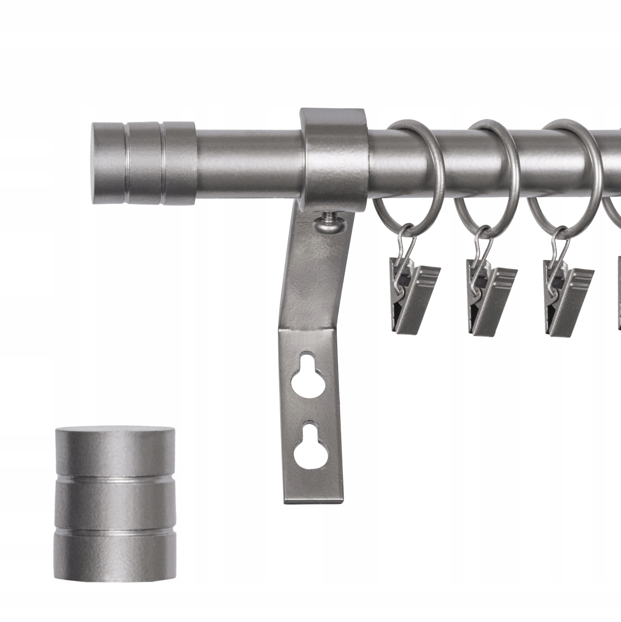 KARNISZ METALOWY FI 19 POJEDYNCZY 140 CM METAL