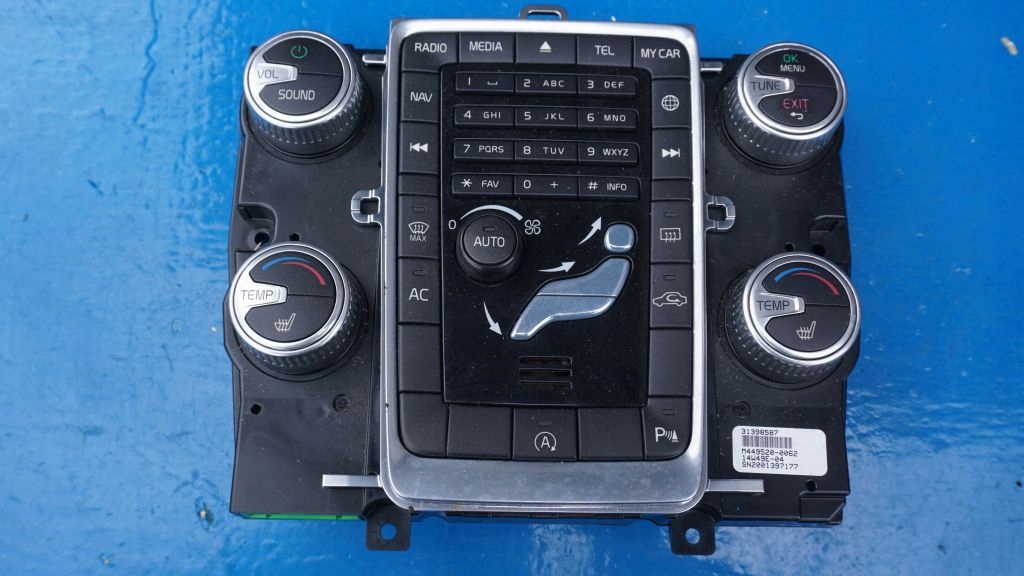 VOLVO S60 V60 CC - control panel of the air conditioning