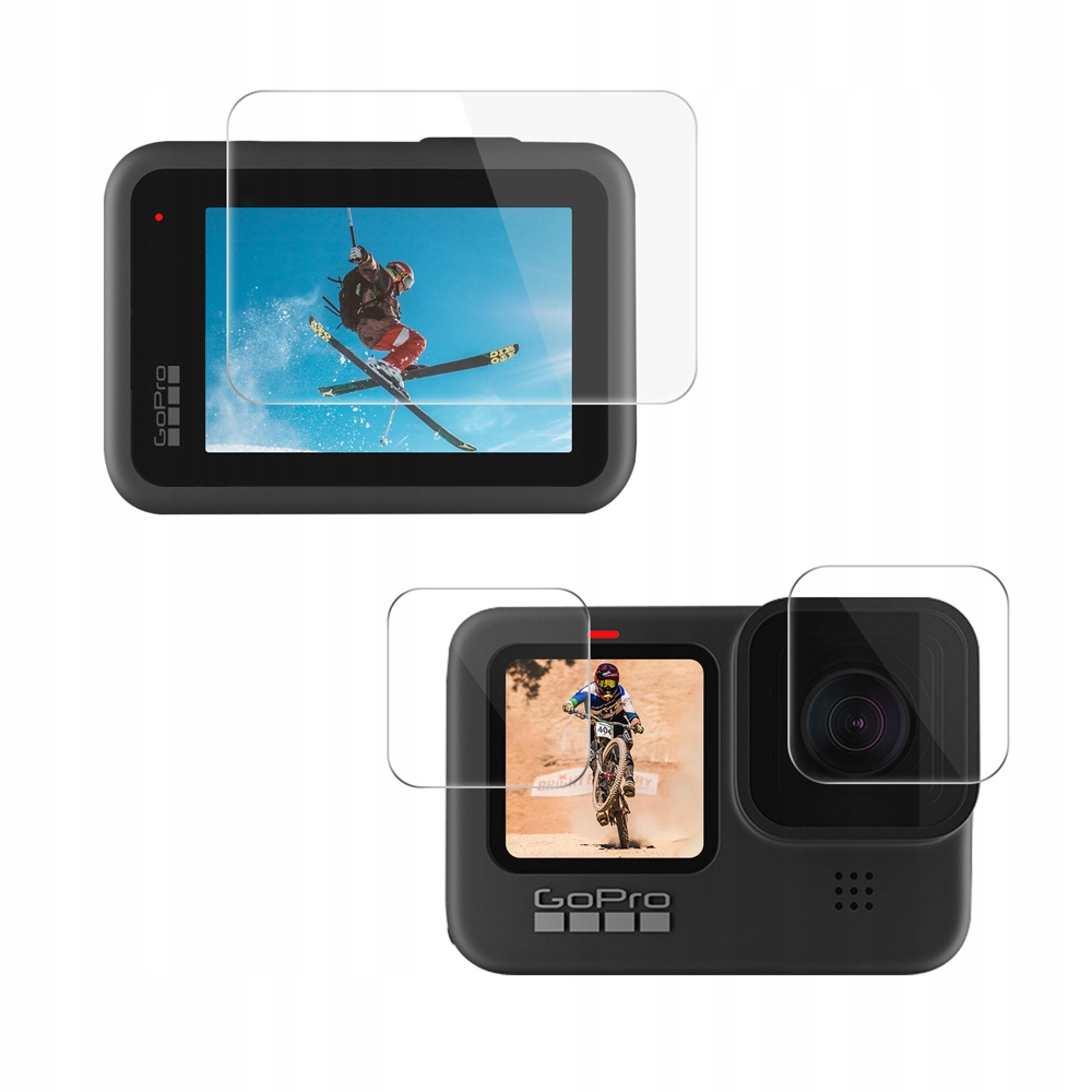 

Szkło hartowane do GoPro Hero 9 Przód Tył zestaw