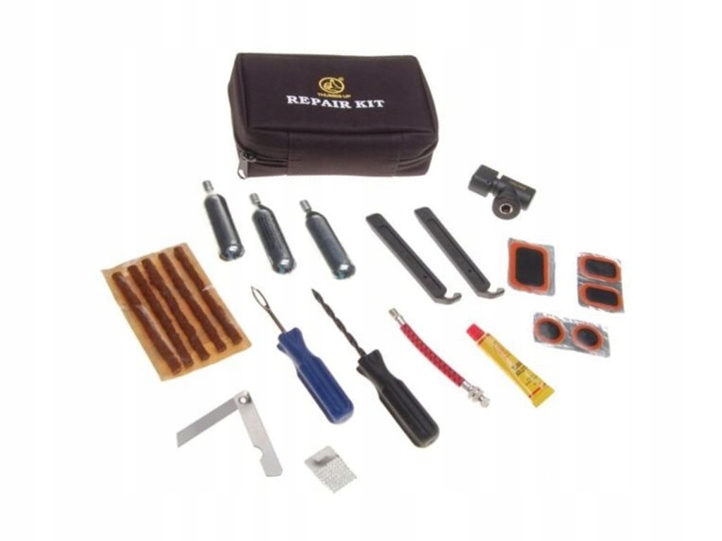 Великий комплект для ремонту безкамерних шин